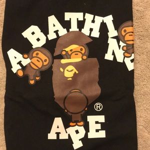 Bape baby Milo college tee